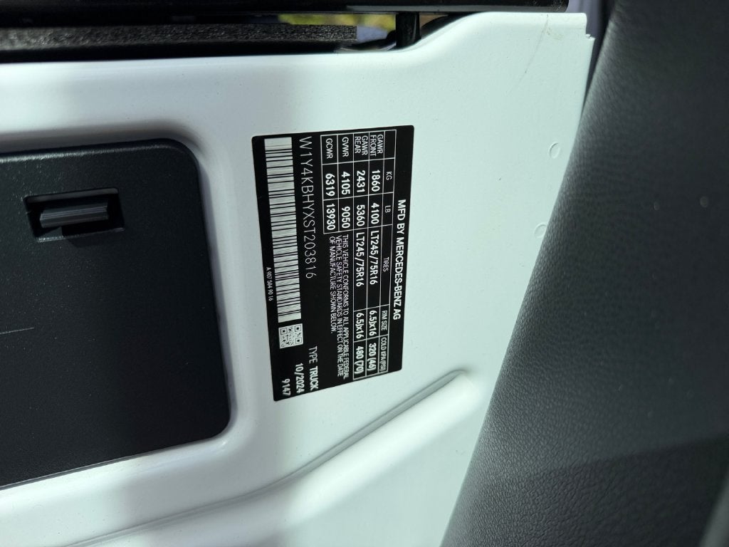 2025 Mercedes-Benz Sprinter 2500 Cargo 144 WB