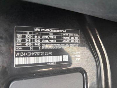2025 Mercedes-Benz Sprinter 2500 Passenger 170 WB High Roof