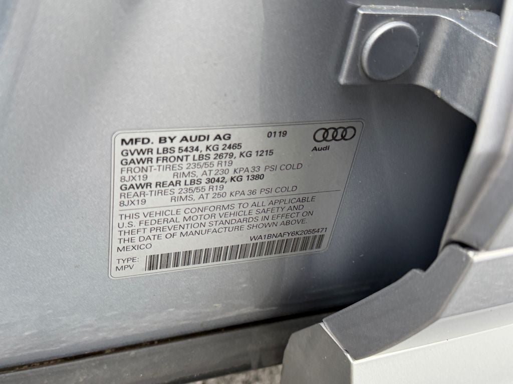 2019 Audi Q5 2.0T Premium Plus quattro