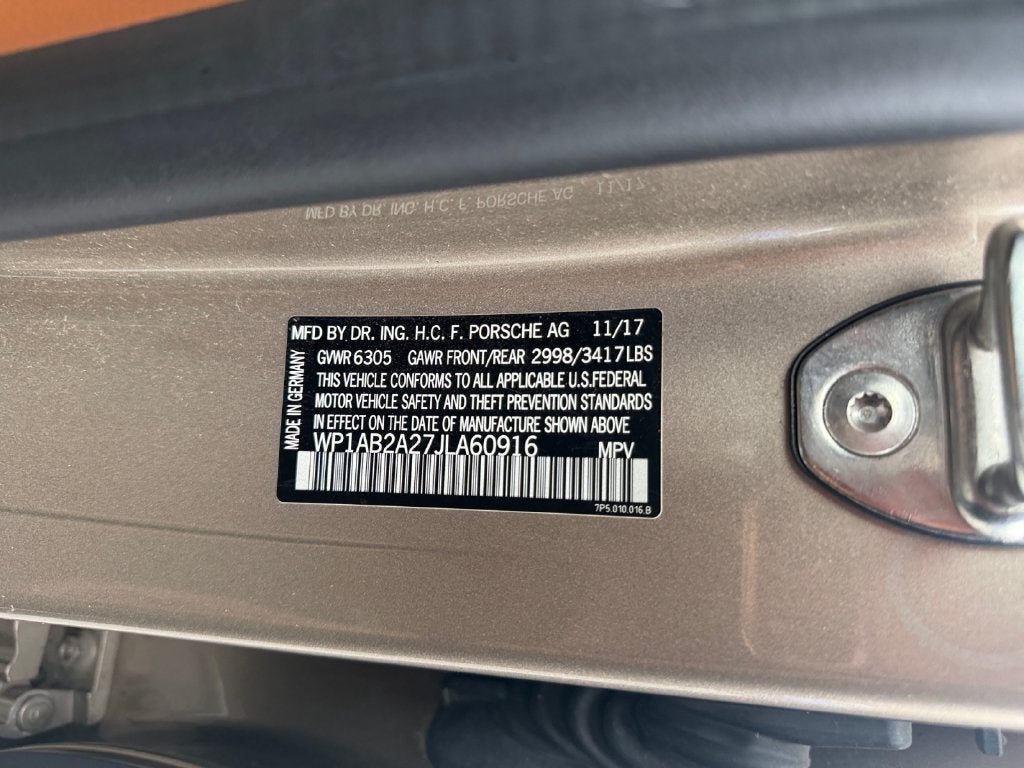 2018 Porsche Cayenne S