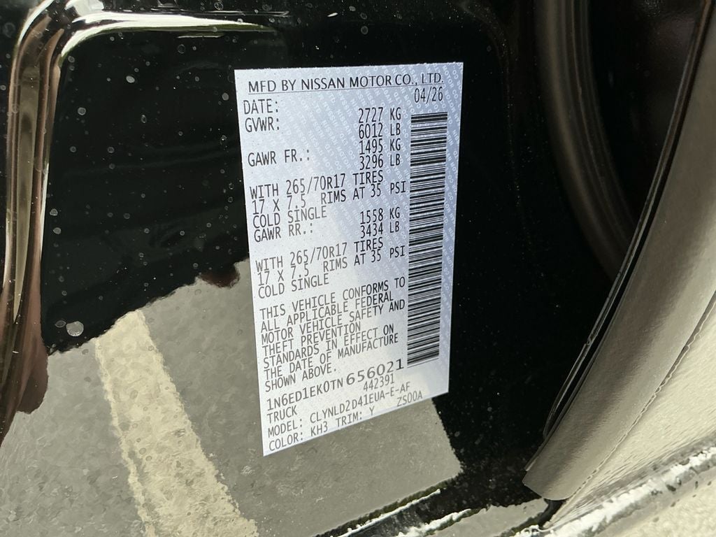 2026 Nissan Frontier PRO-4X
