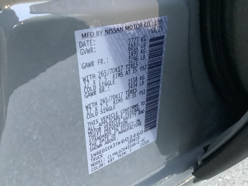 2026 Nissan Frontier PRO-4X