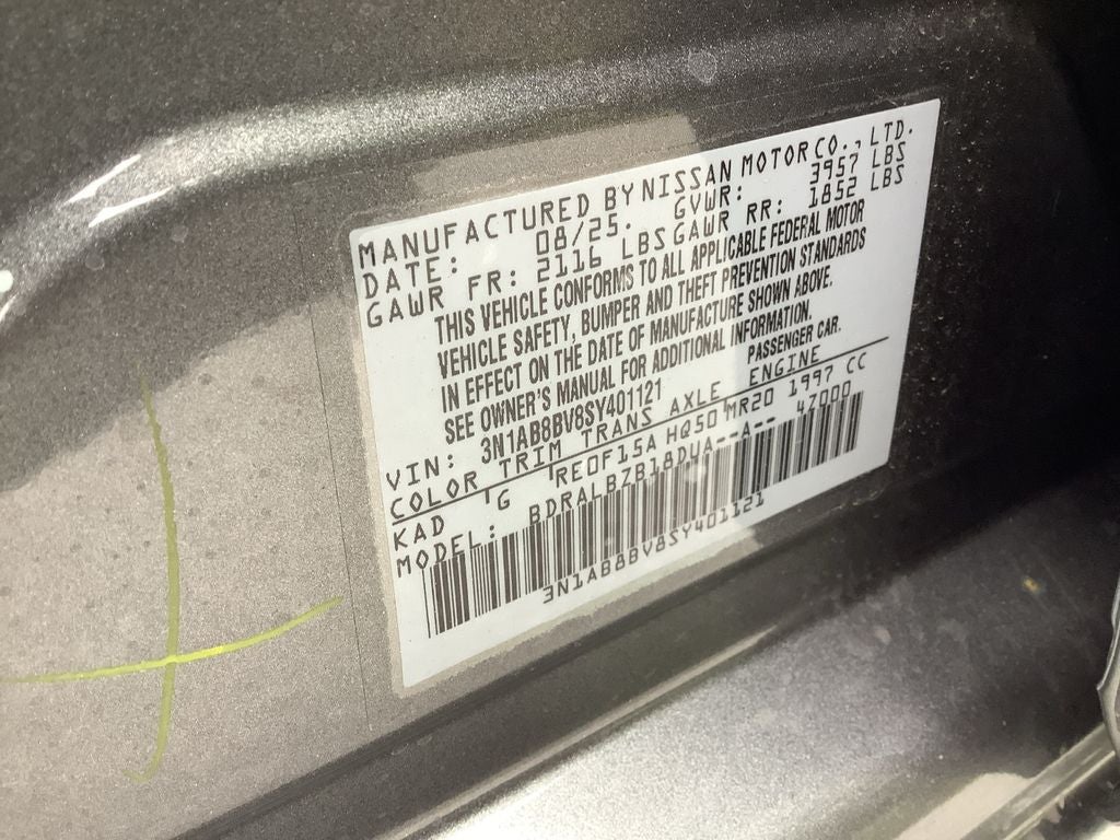 2025 Nissan Sentra S