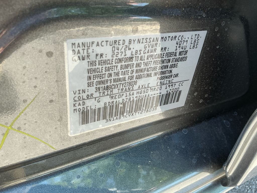 2026 Nissan Sentra SV