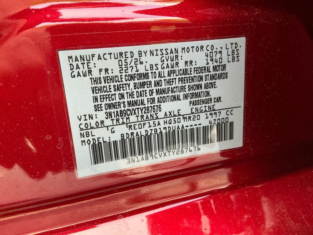 2026 Nissan Sentra SV