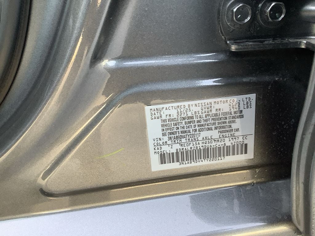 2026 Nissan Sentra SR