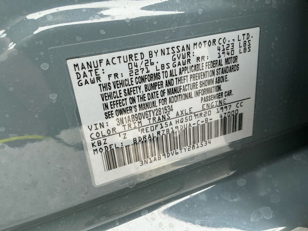 2026 Nissan Sentra SR