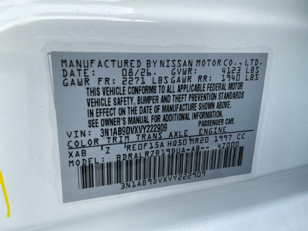 2027 Nissan Sentra SR