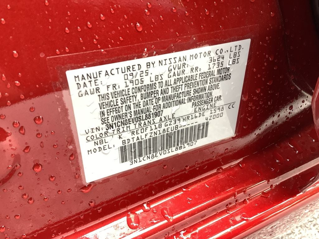 2025 Nissan Versa 1.6 SV