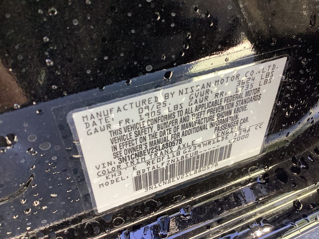 2025 Nissan Versa 1.6 SV