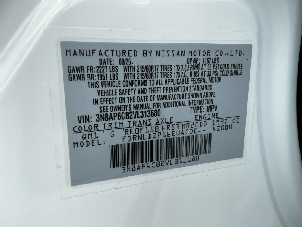 2027 Nissan Kicks SV