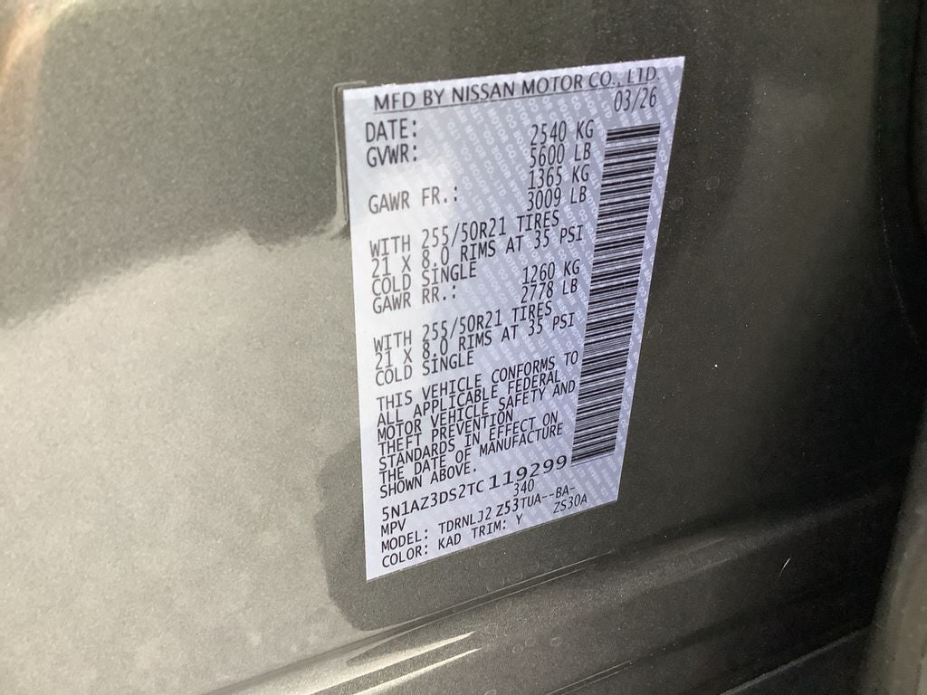 2026 Nissan Murano Platinum