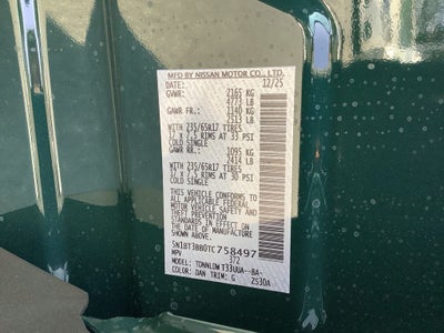 2026 Nissan Rogue Rock Creek