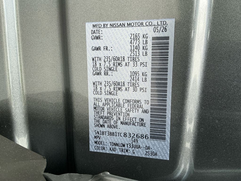 2026 Nissan Rogue SV