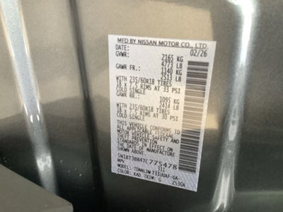 2026 Nissan Rogue SV