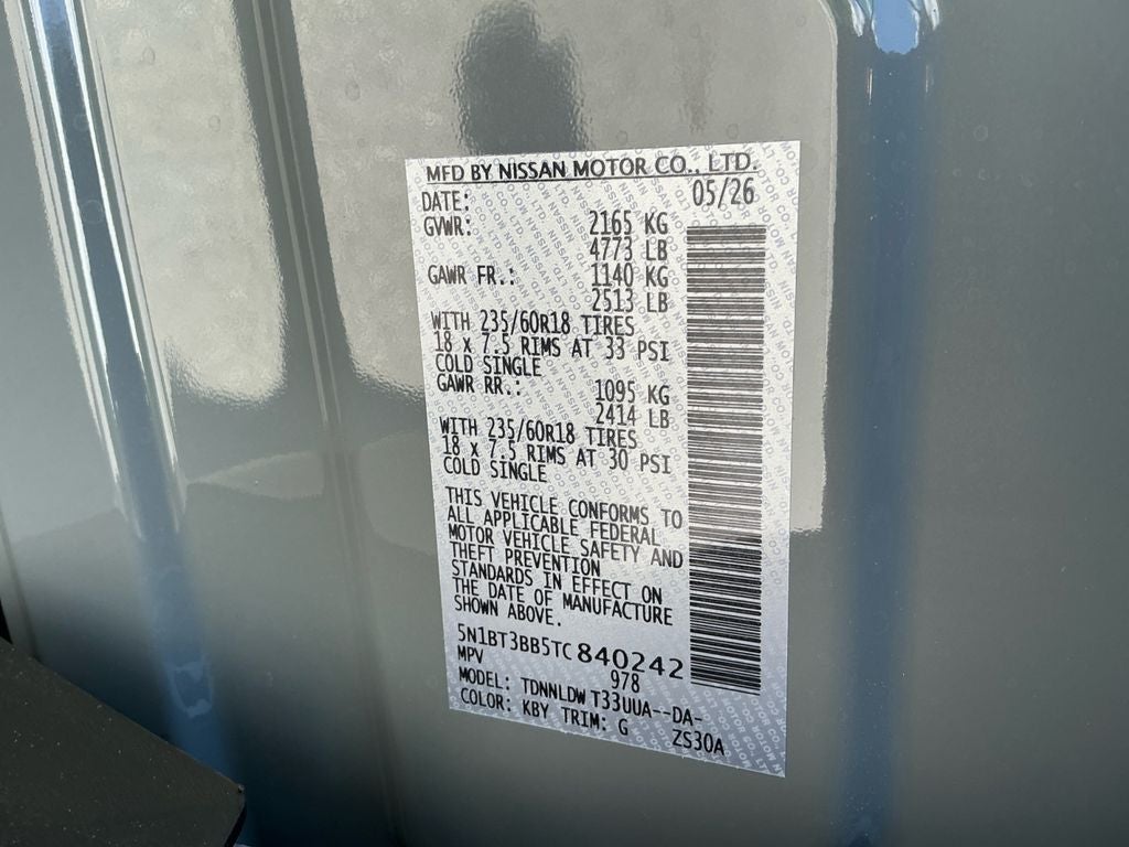 2026 Nissan Rogue SV