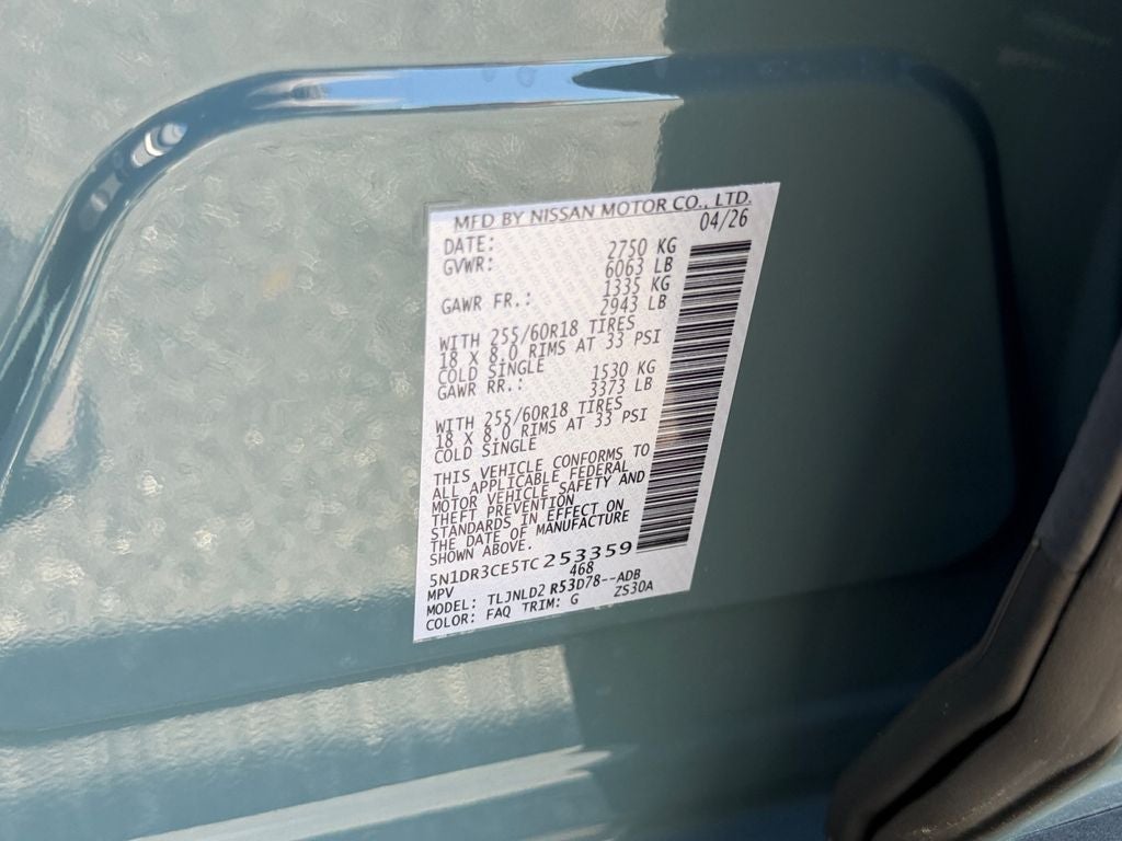 2026 Nissan Pathfinder SL
