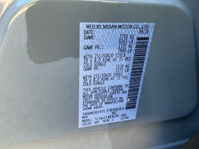 2026 Nissan Pathfinder Platinum