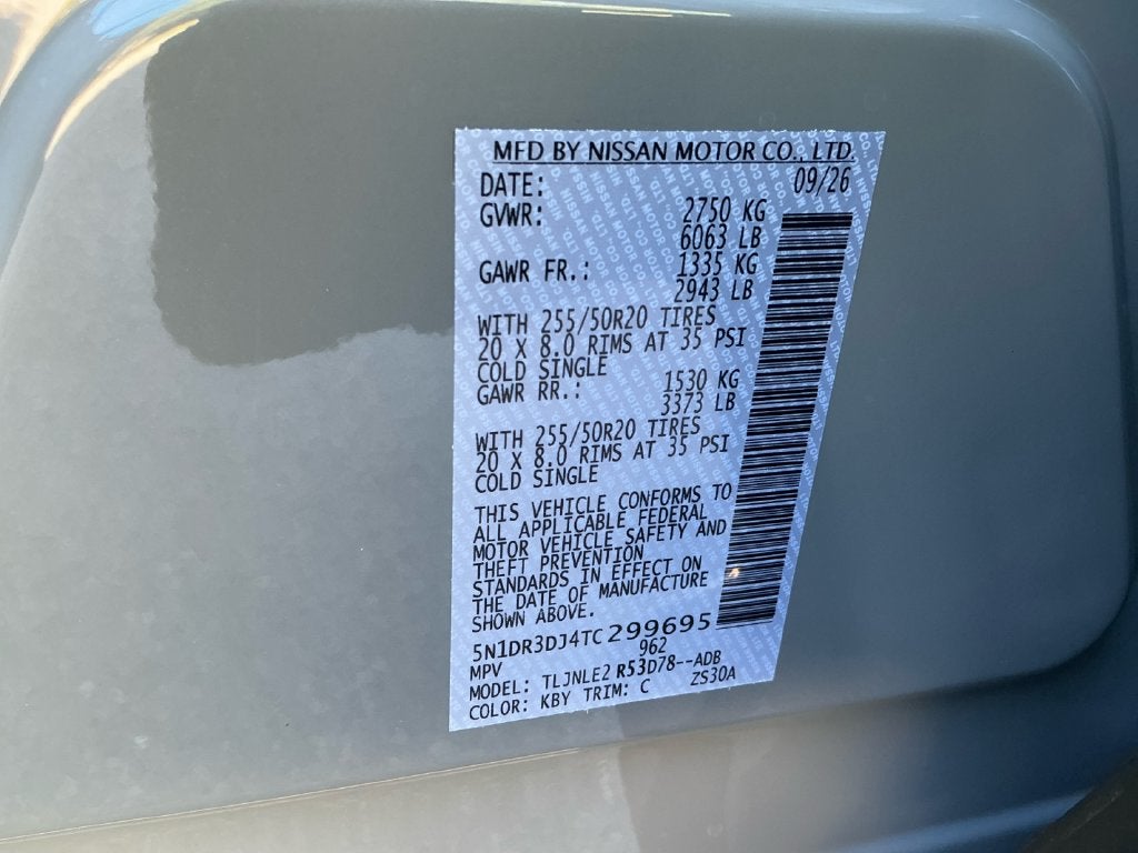 2026 Nissan Pathfinder Platinum