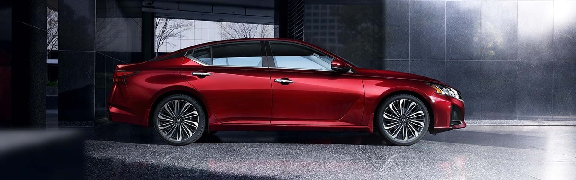 Red 2024 Nissan Altima Side Profile College Park, MD