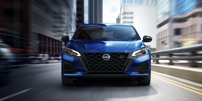 Blue 2024 Altima Front View College Park, MD