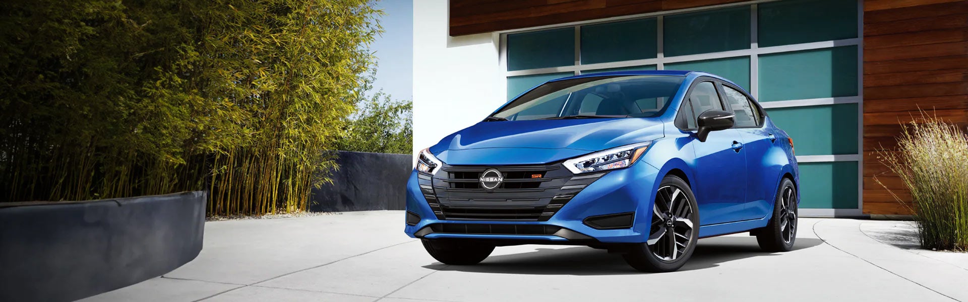 Blue 2024 Nissan Versa in College Park, MD