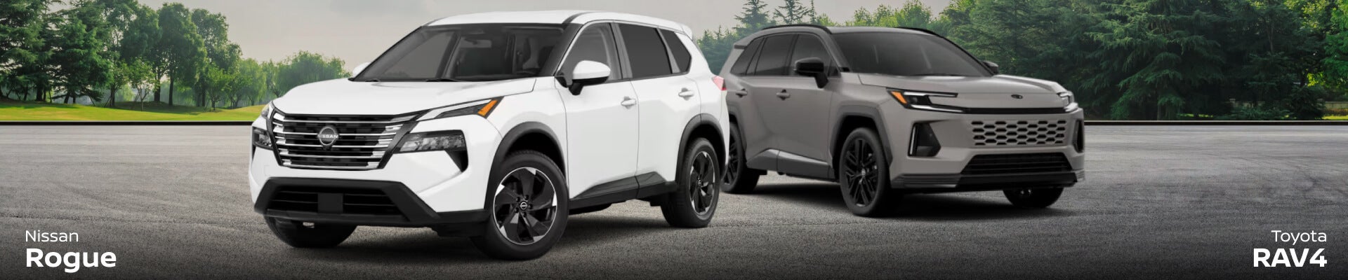 2026 Nissan Rogue VS. Toyota RAV4 SUVs Side By Side Comparison