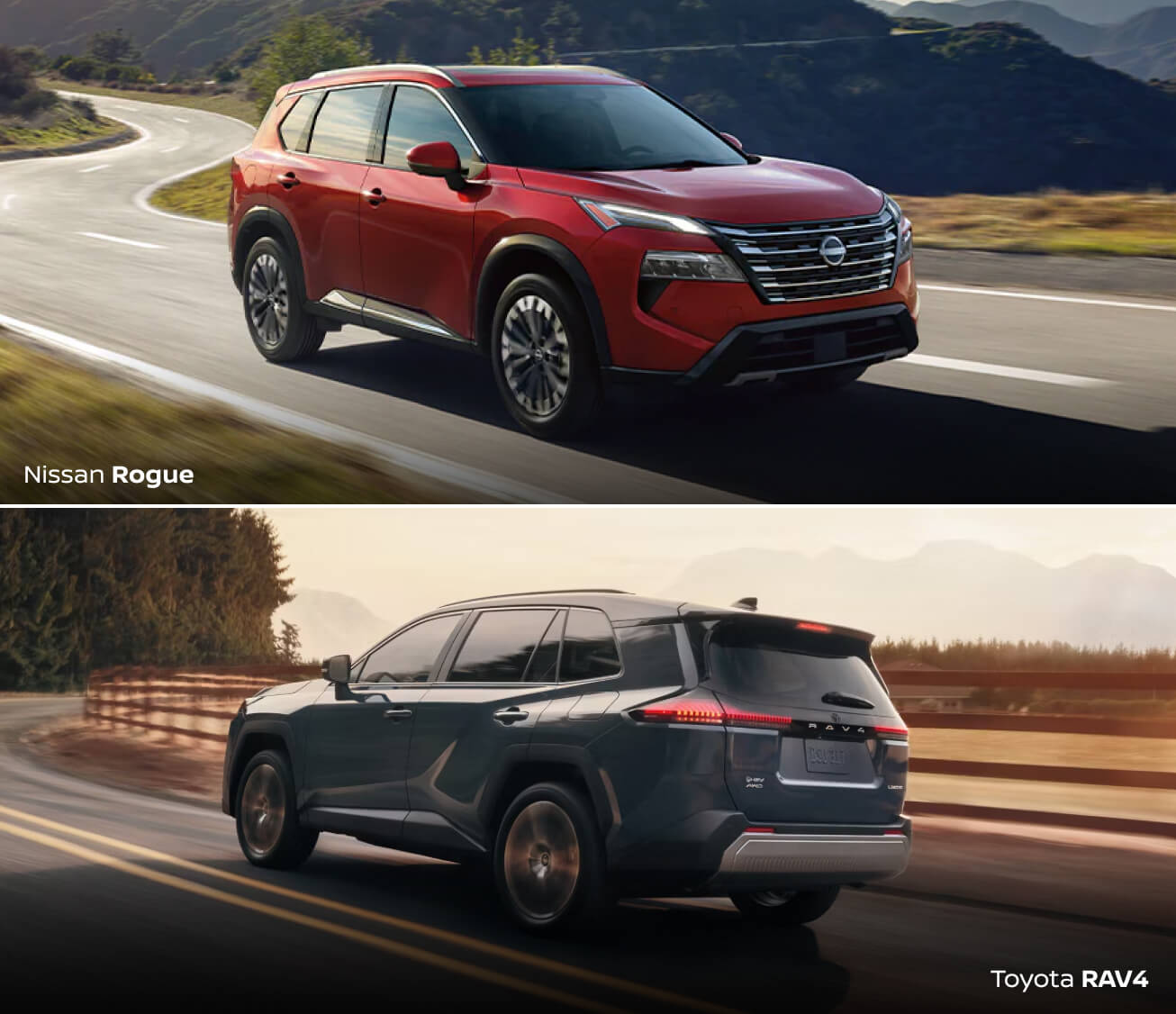 Nissan Rogue vs. Toyota RAV4 Gas Mileage