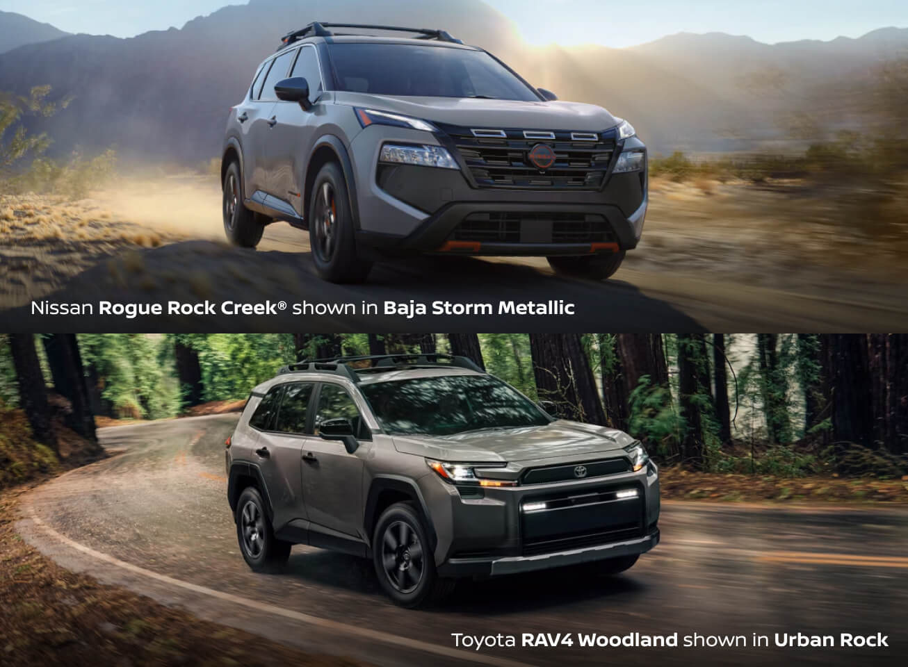 Toyota RAV4 vs. Nissan Rogue Trim Levels