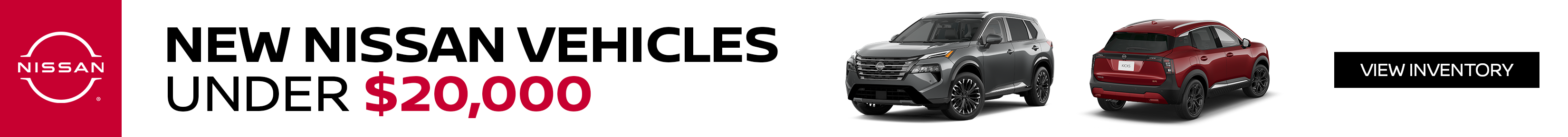 New Vehicles Under $20K