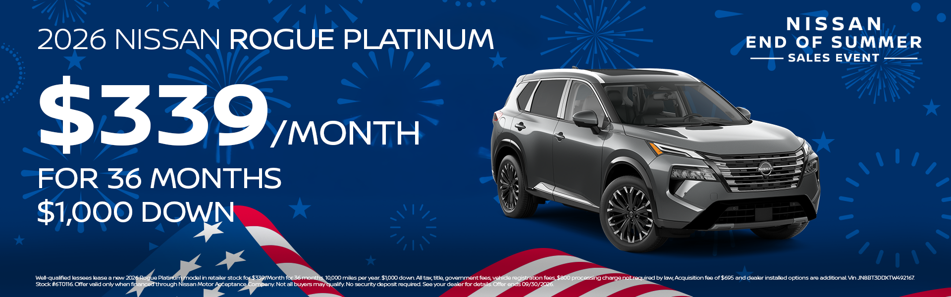 New 2026 Rogue Platinum