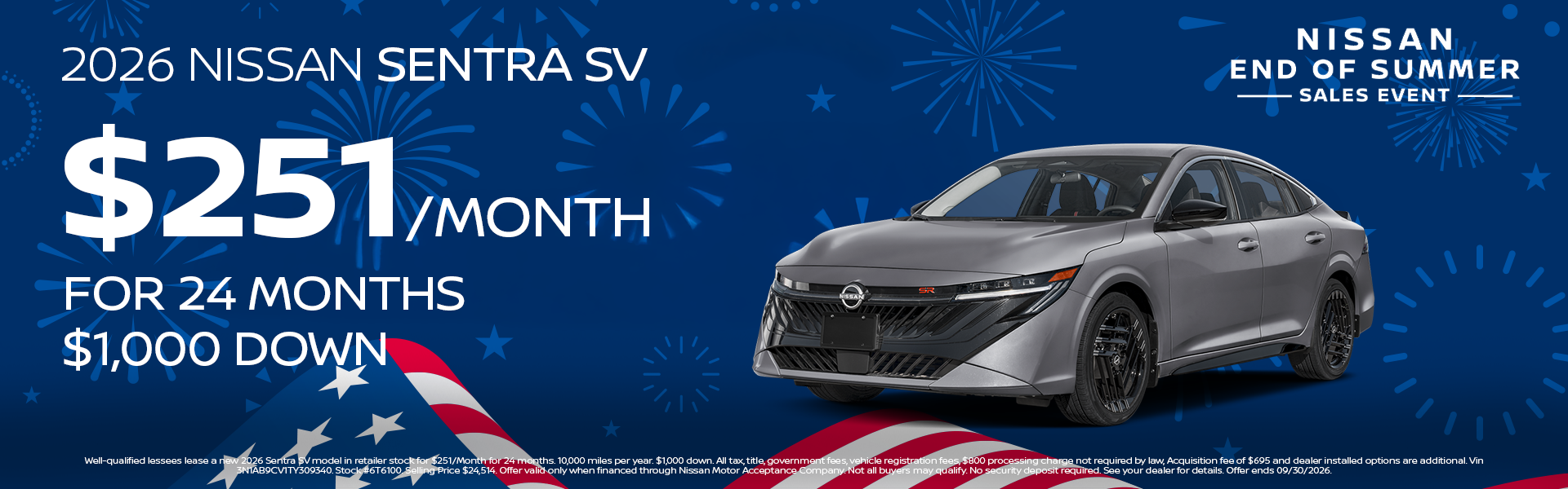 New 2026 Sentra SV